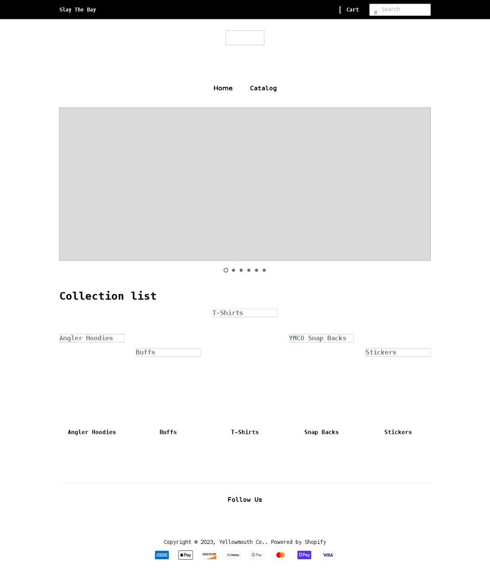 yellowmouthco.com shopify website screenshot