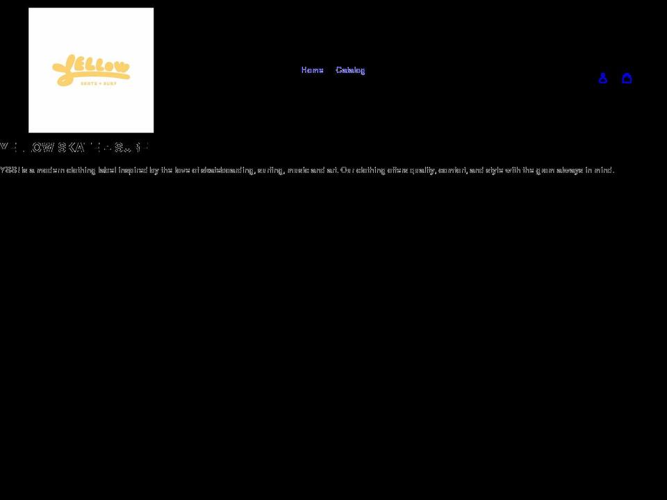 yellowskateandsurf.com shopify website screenshot