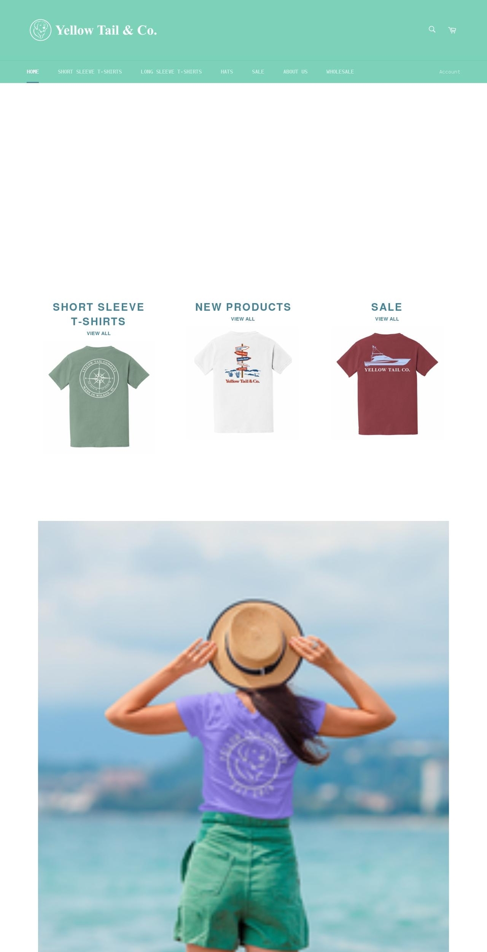 yellowtailco.com shopify website screenshot