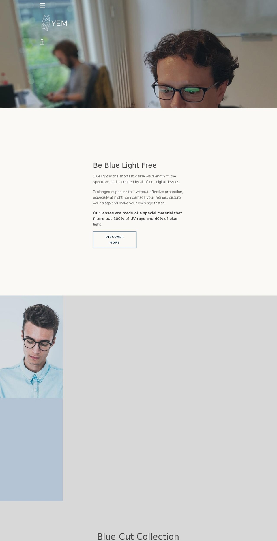 YEM_Official Theme_March18 Shopify theme site example yem.company