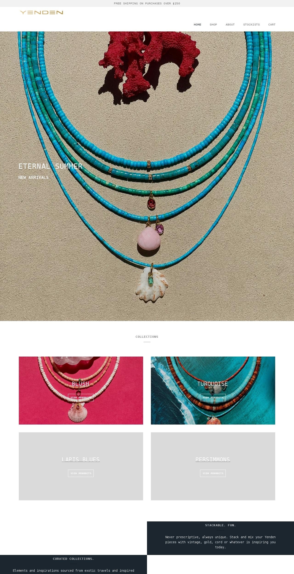 yenden.com shopify website screenshot