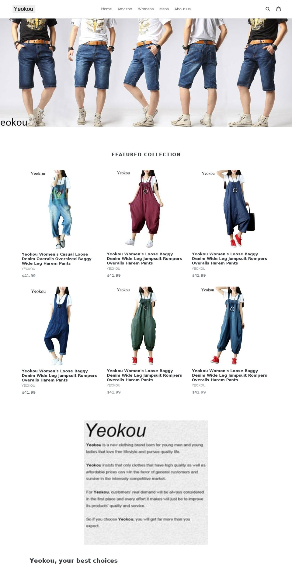 yeokou.com — Shopify storefront screenshot