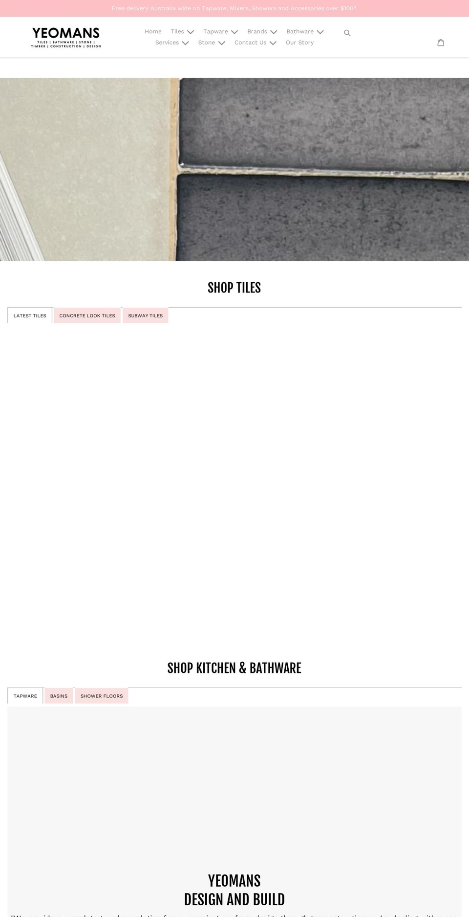 yeomansbc.com.au shopify website screenshot