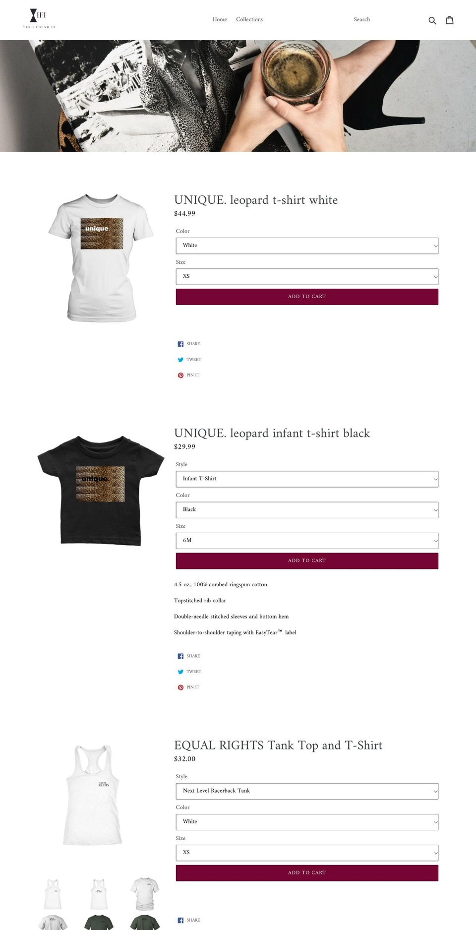 yes-i-found-it.com — Shopify storefront screenshot