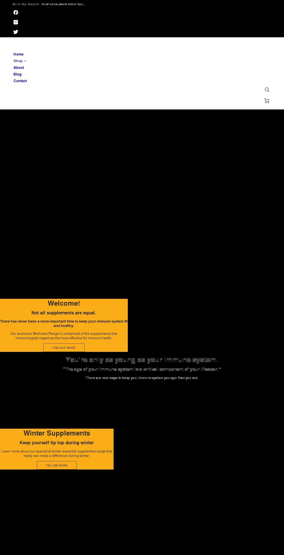 yes2well.com shopify website screenshot