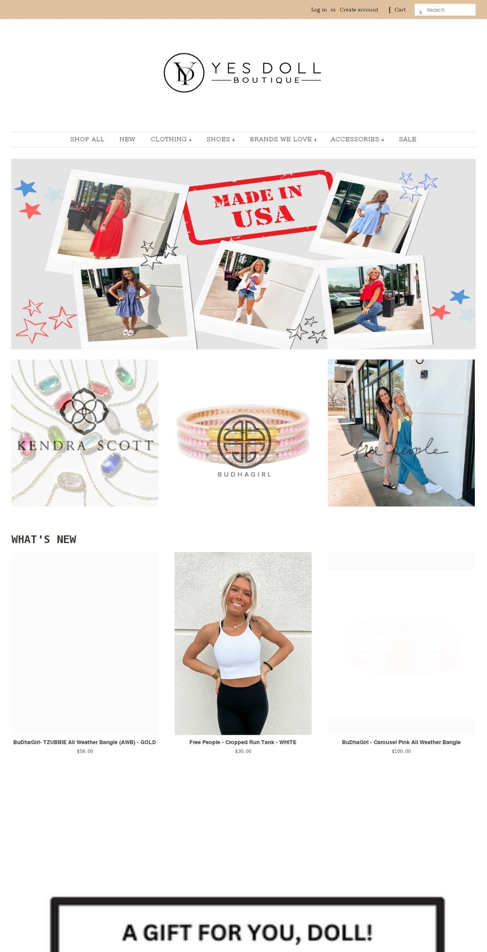 yesdoll.com shopify website screenshot