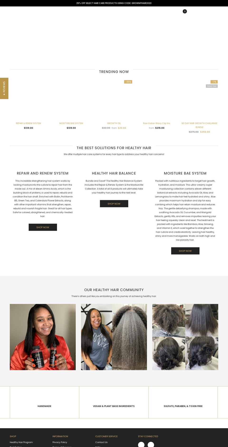 yeshairnow.com shopify website screenshot