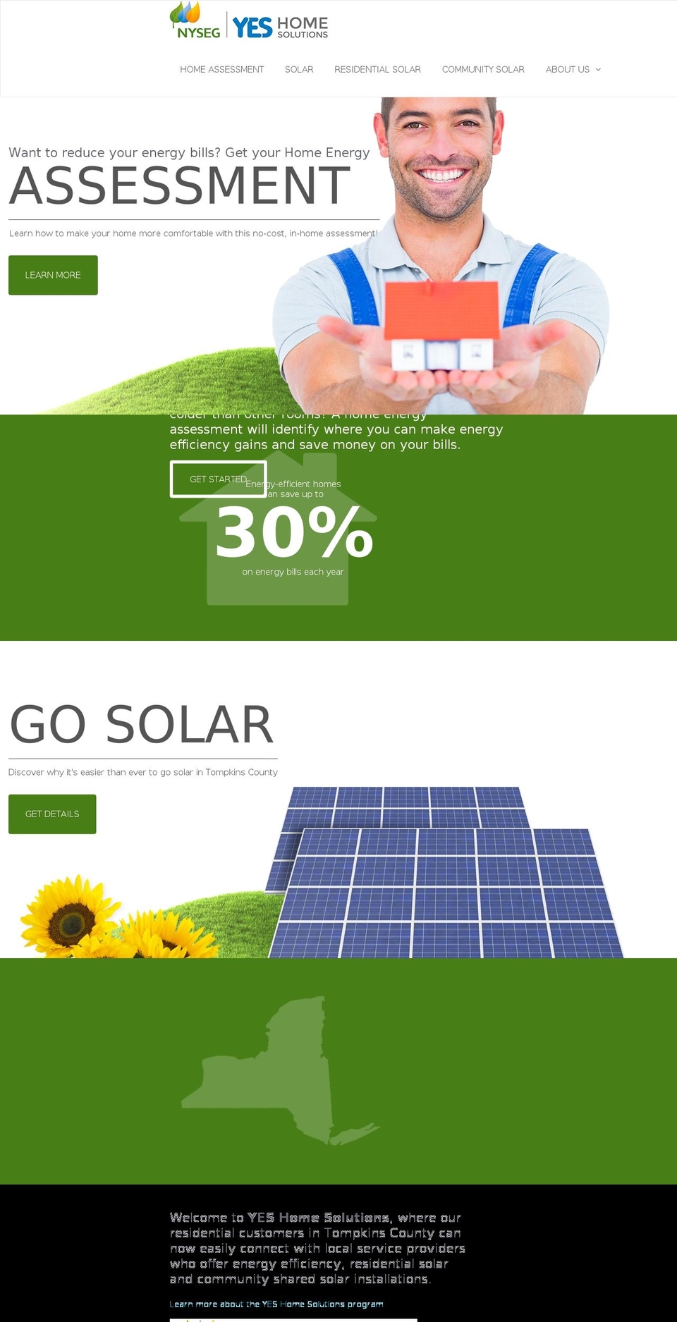 yeshomesolutions.com shopify website screenshot