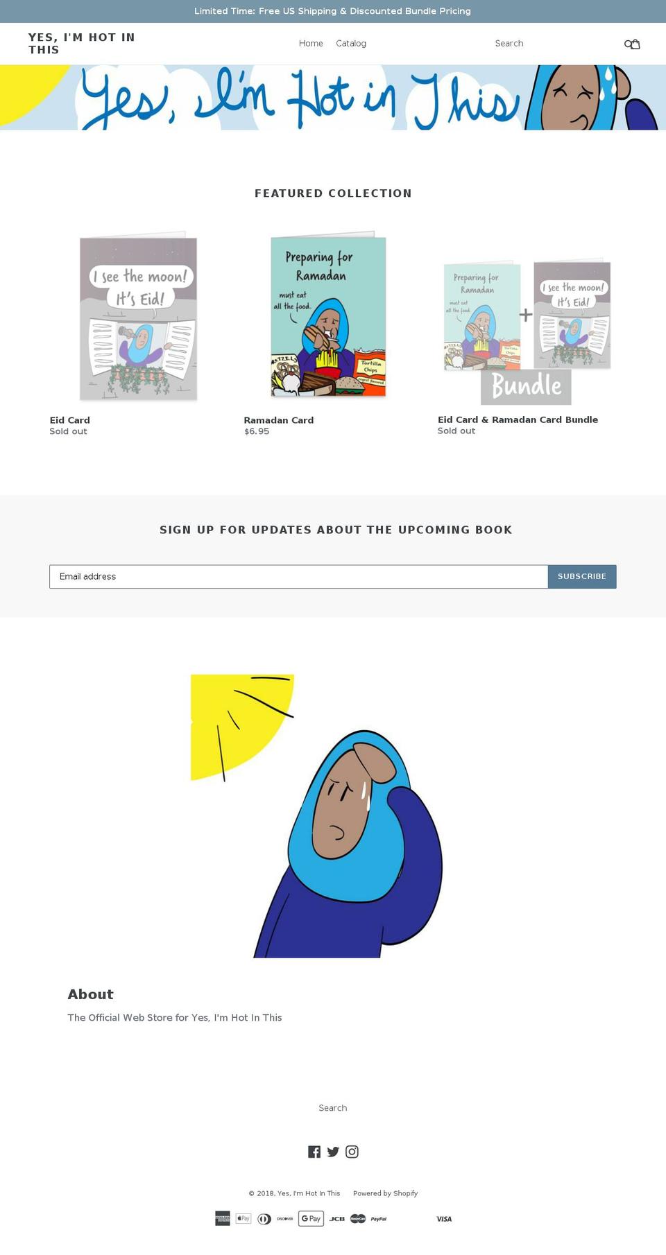 yesimhotinthis.com shopify website screenshot