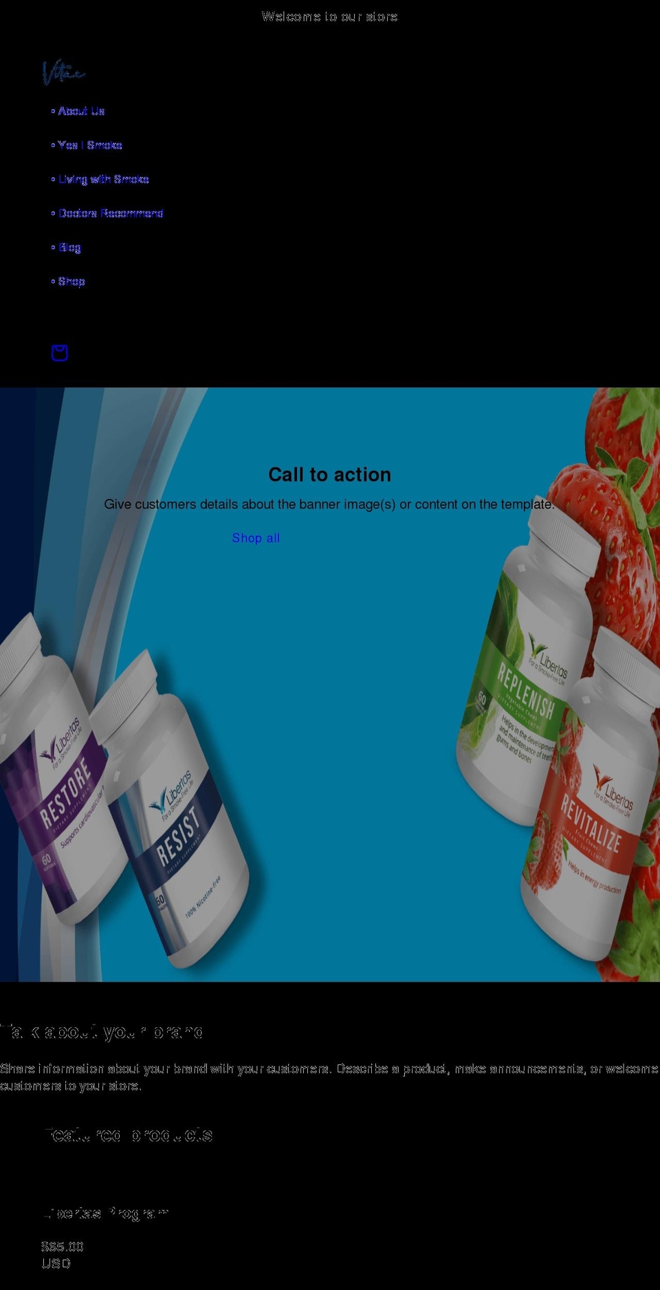 yesitstime.myshopify.com shopify website screenshot