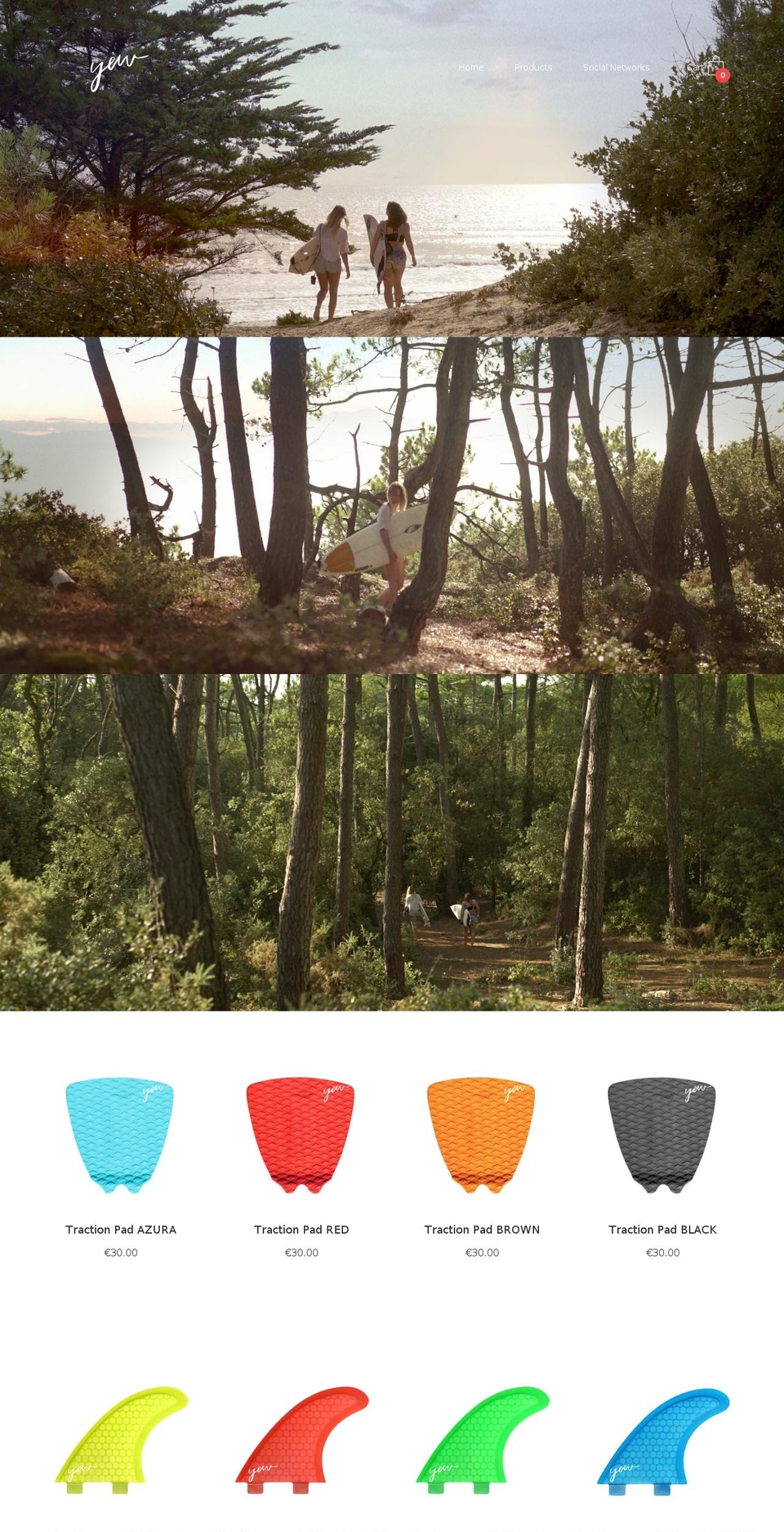 yewsurf.com — Shopify storefront screenshot