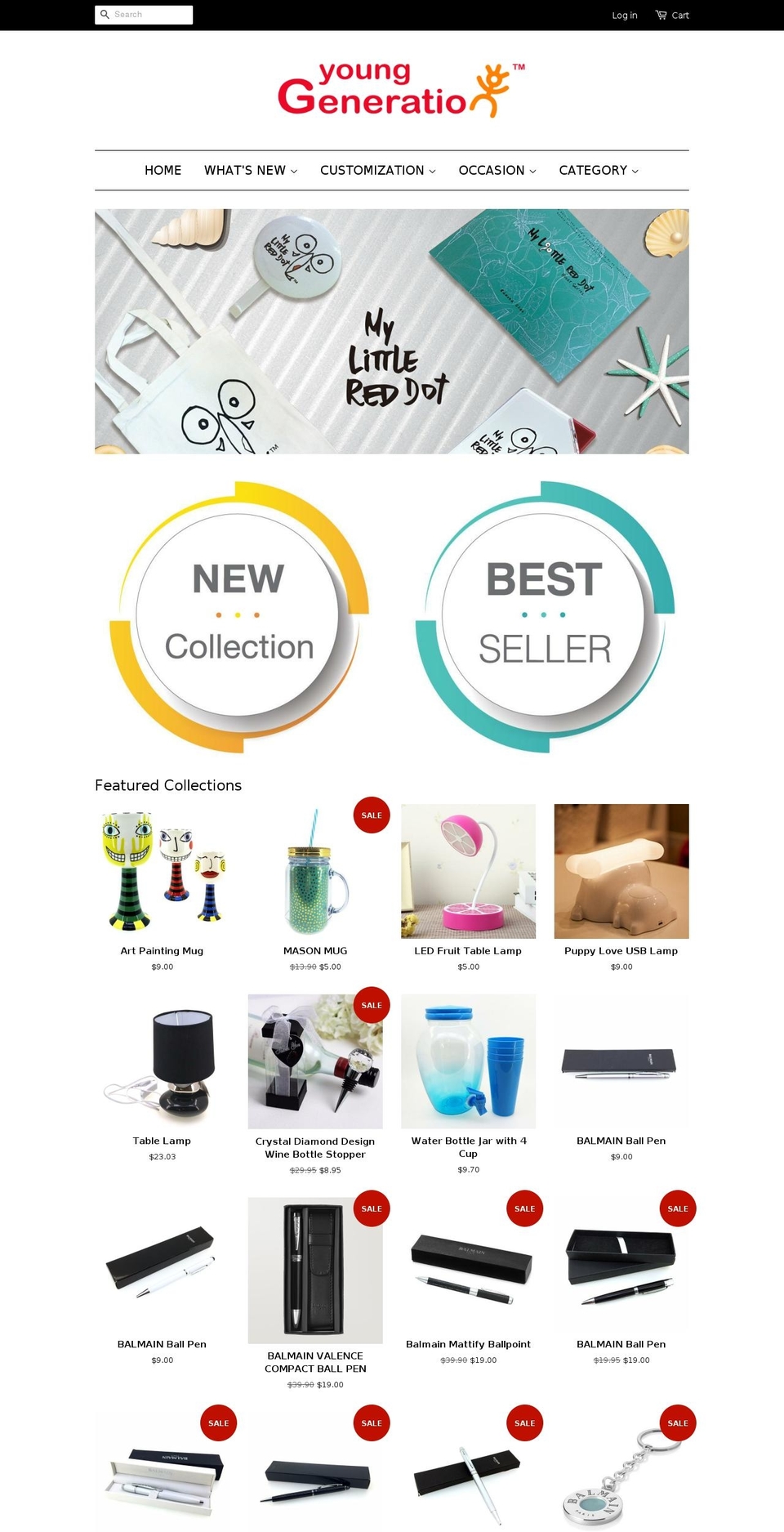 yggifts.com shopify website screenshot