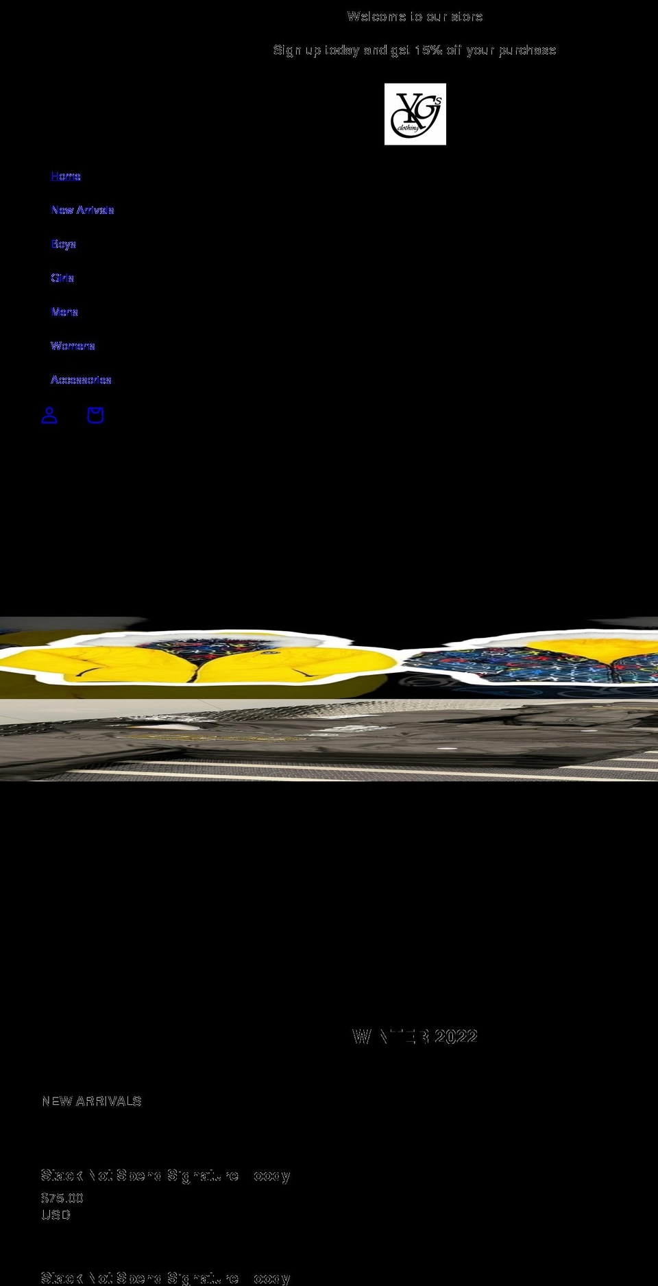 ygsc03.com shopify website screenshot