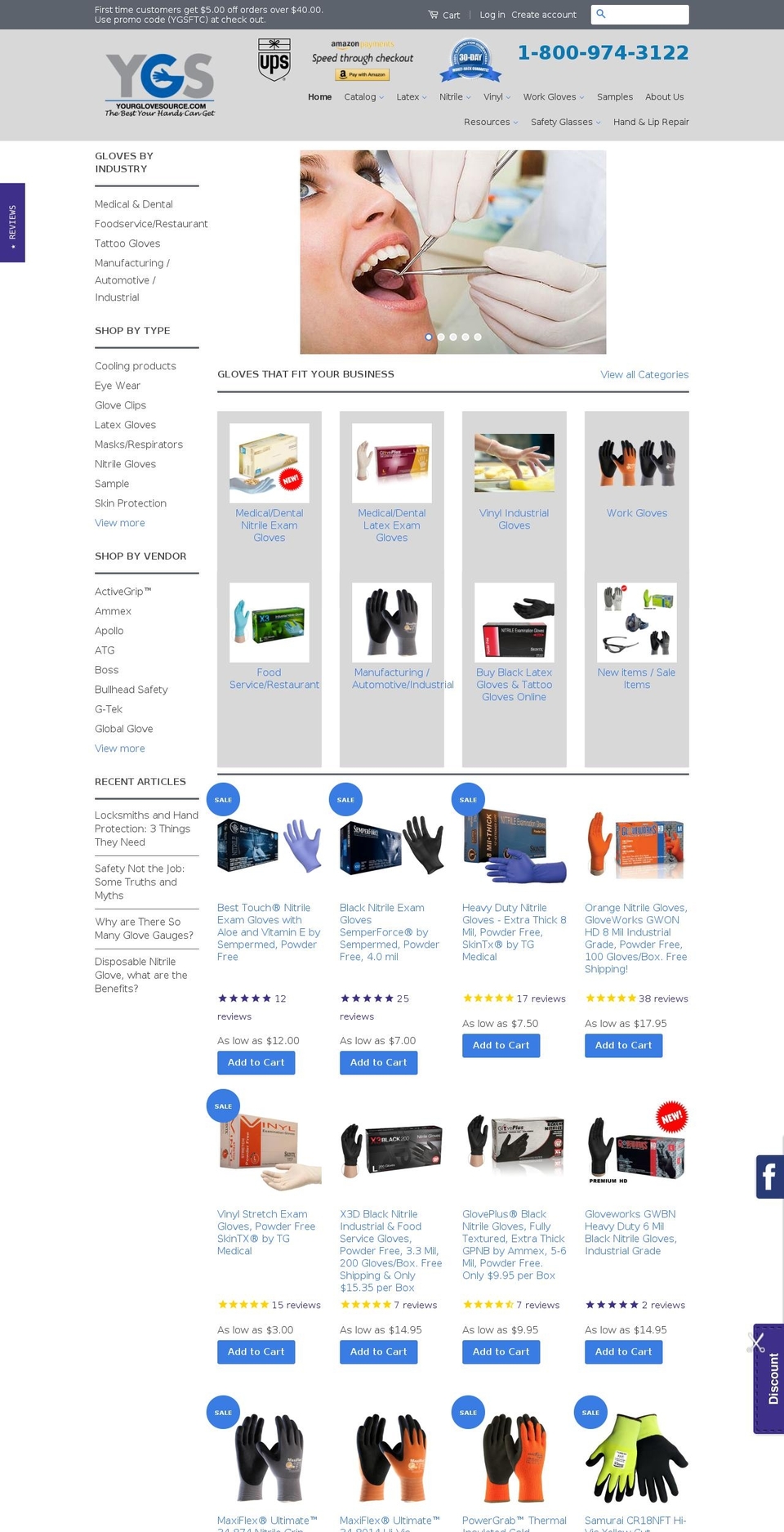 ygssafety.com — Shopify storefront screenshot