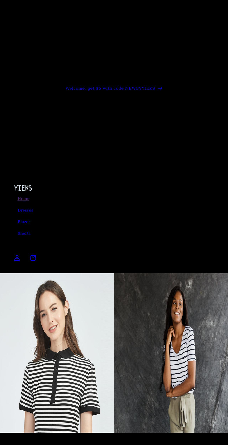 yieks.com shopify website screenshot