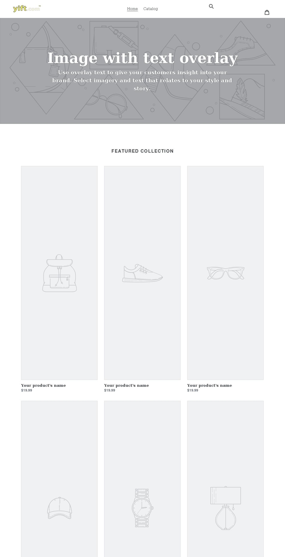 yift.net shopify website screenshot