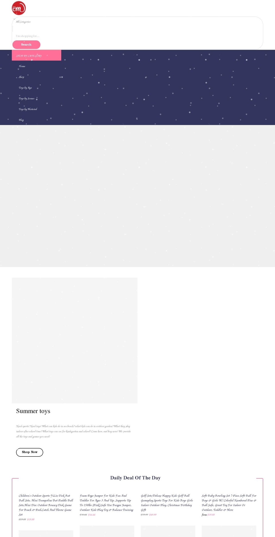 yilingift.com shopify website screenshot