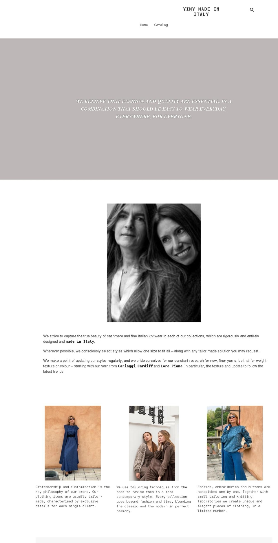 yimy.co.uk shopify website screenshot