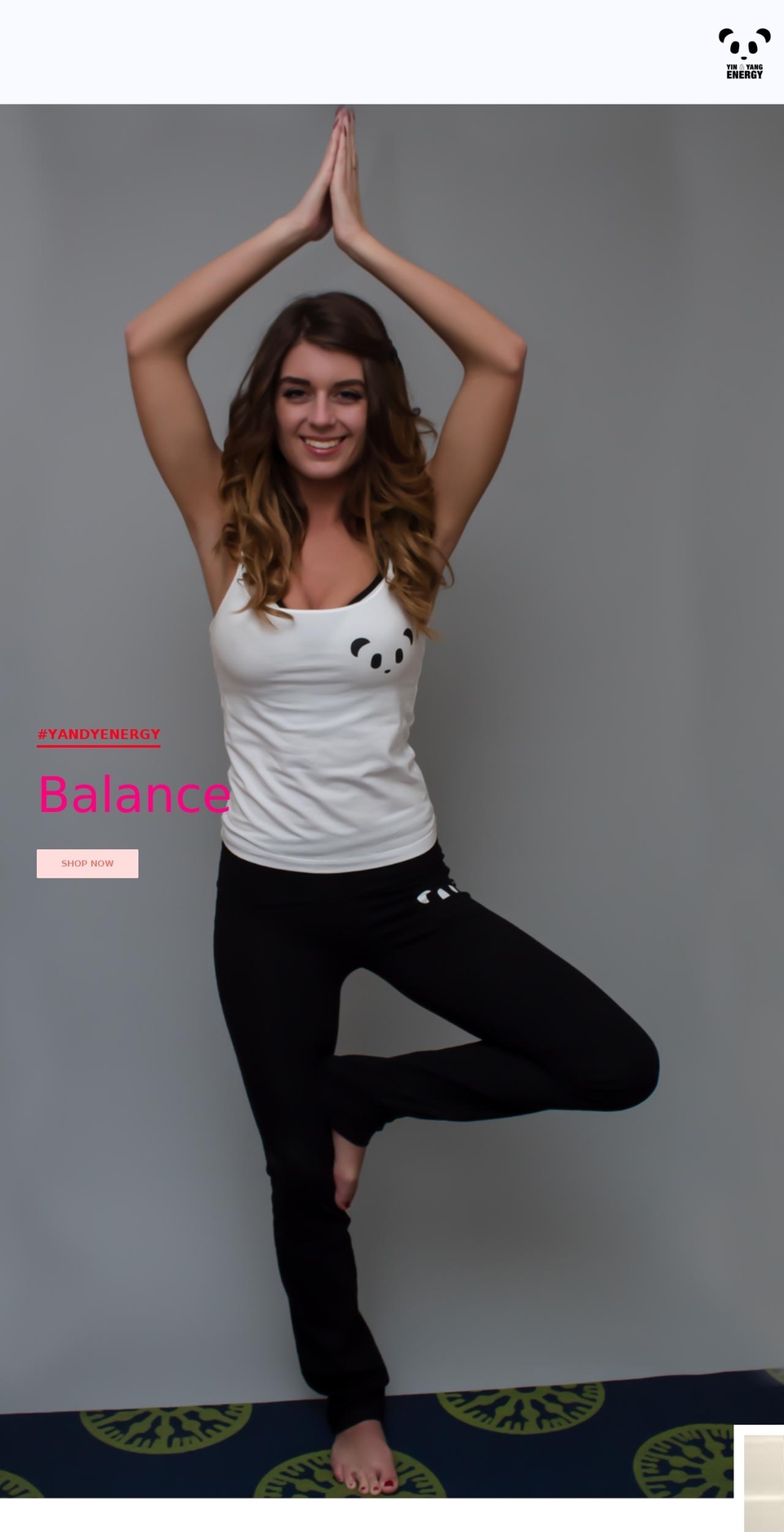 yinandyangenergy.com — Shopify storefront screenshot