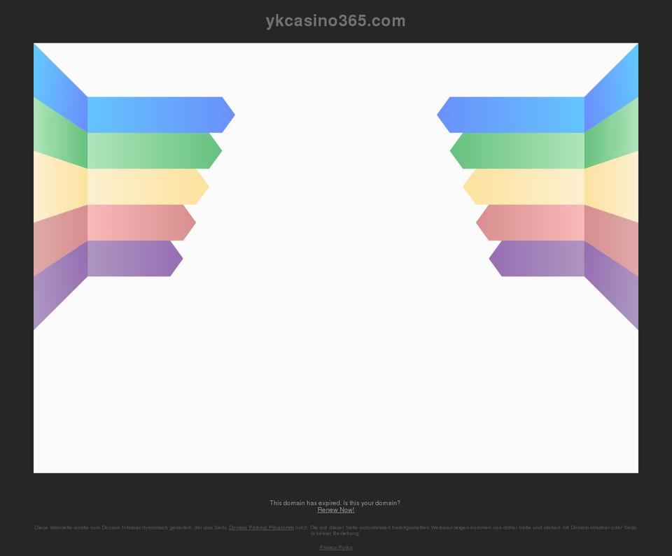 ykcasino365.com shopify website screenshot