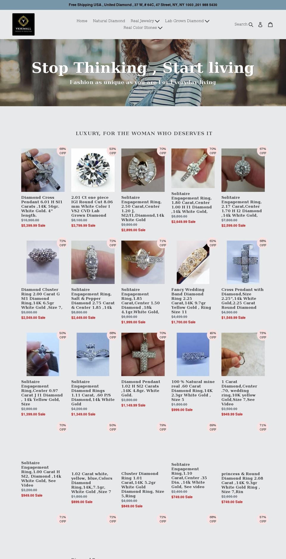 ykikimall.com shopify website screenshot