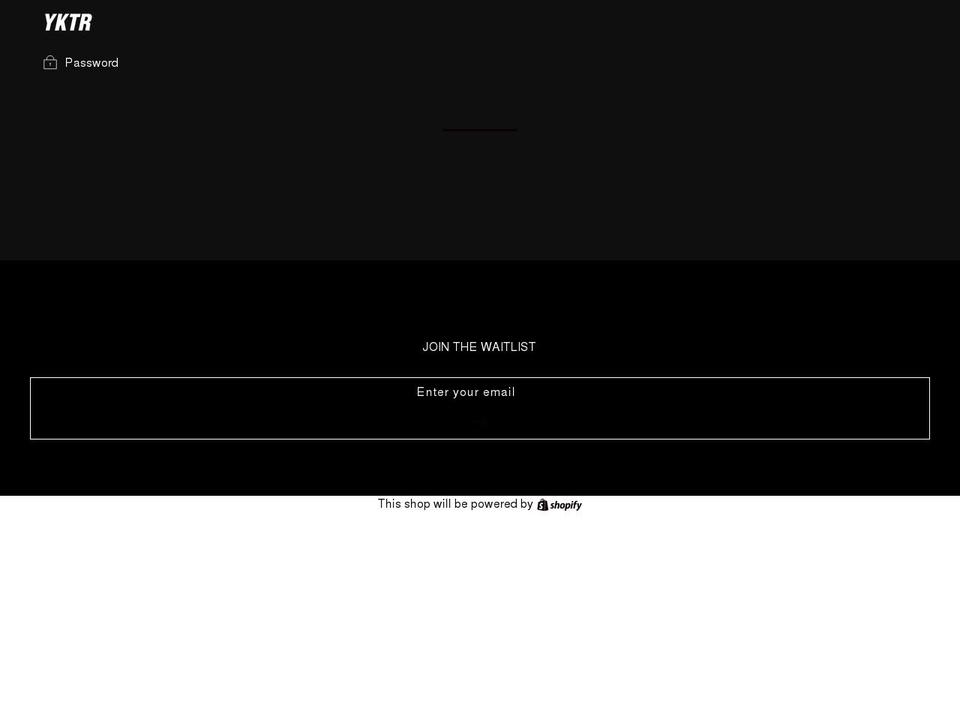yktr.com.au shopify website screenshot