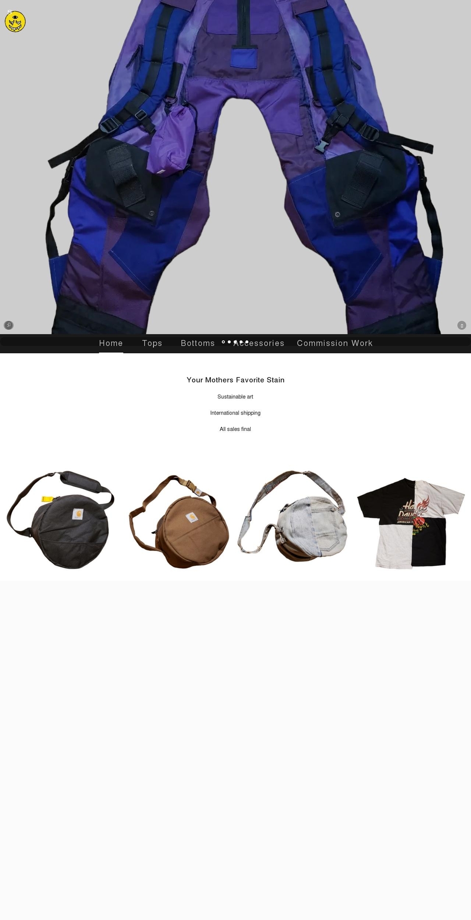 ymfstain.com shopify website screenshot