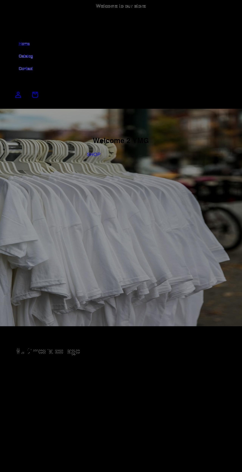 ymgcustomdesigns.com shopify website screenshot