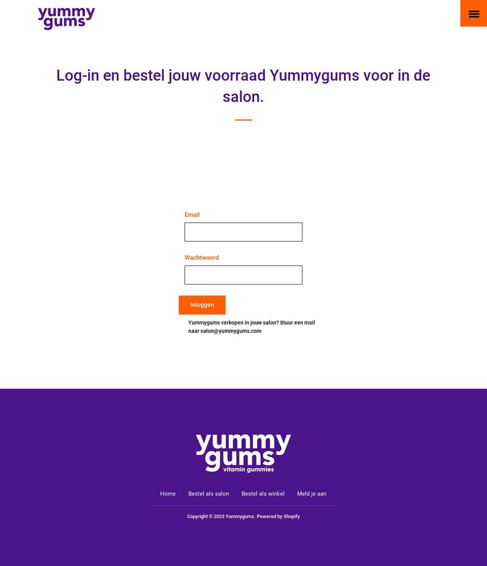 ymgsalon.com — Shopify storefront screenshot