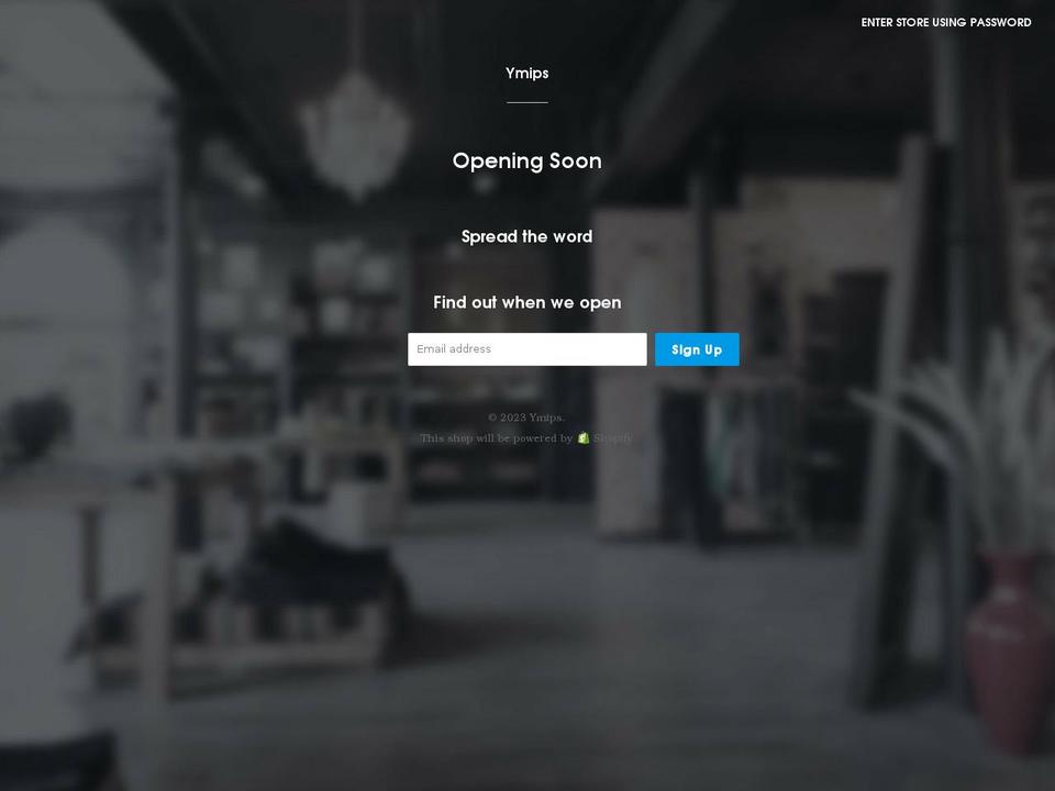 ymips.com shopify website screenshot