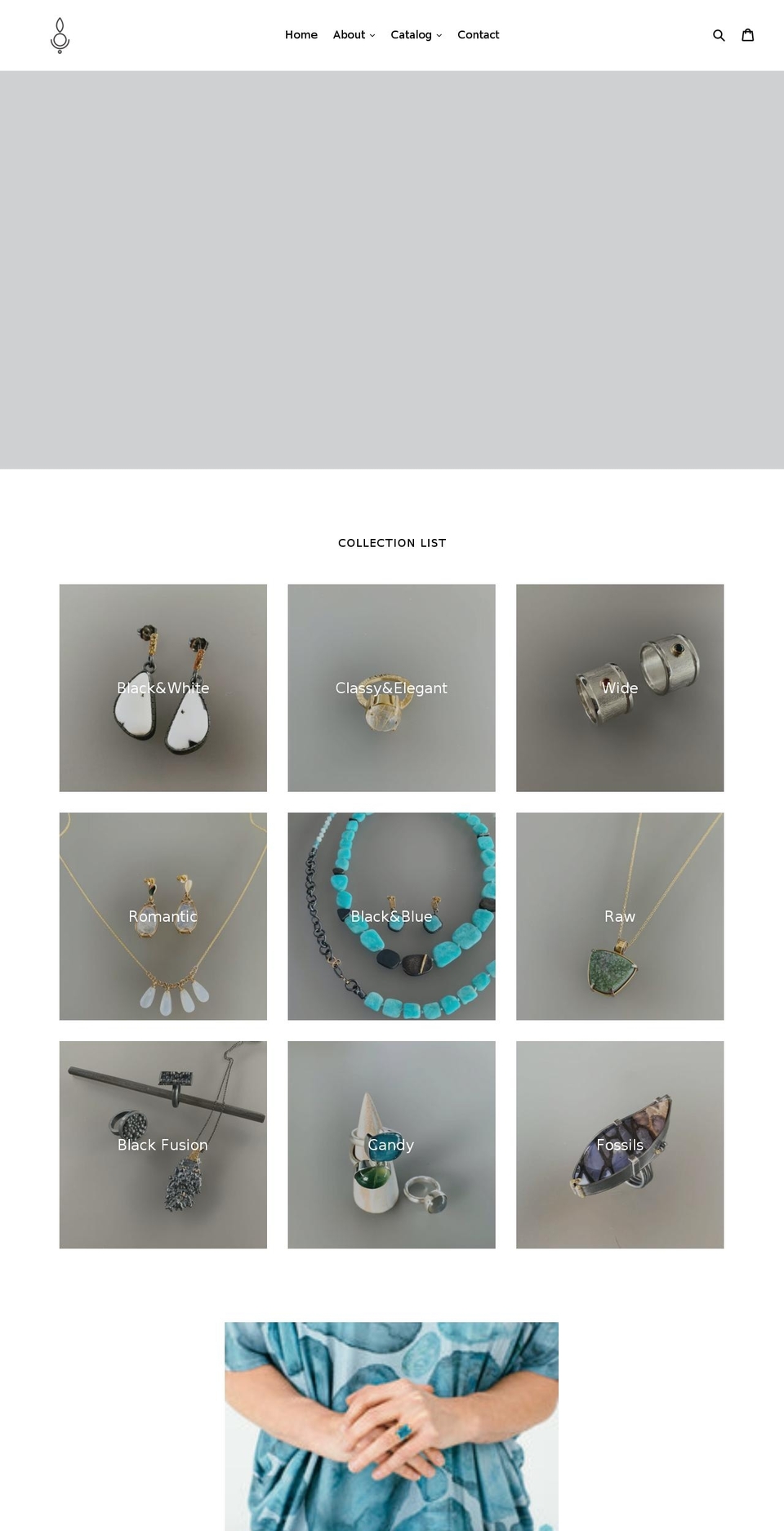 ymova-jewelry.myshopify.com — Shopify storefront screenshot