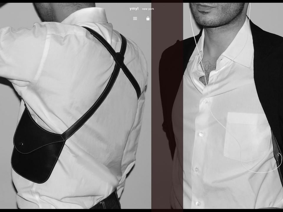 ymylholster.com shopify website screenshot