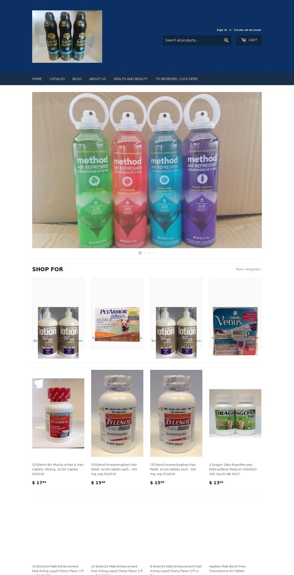 ynotshop2.com shopify website screenshot