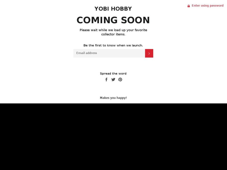 yobihobby.com — Shopify storefront screenshot