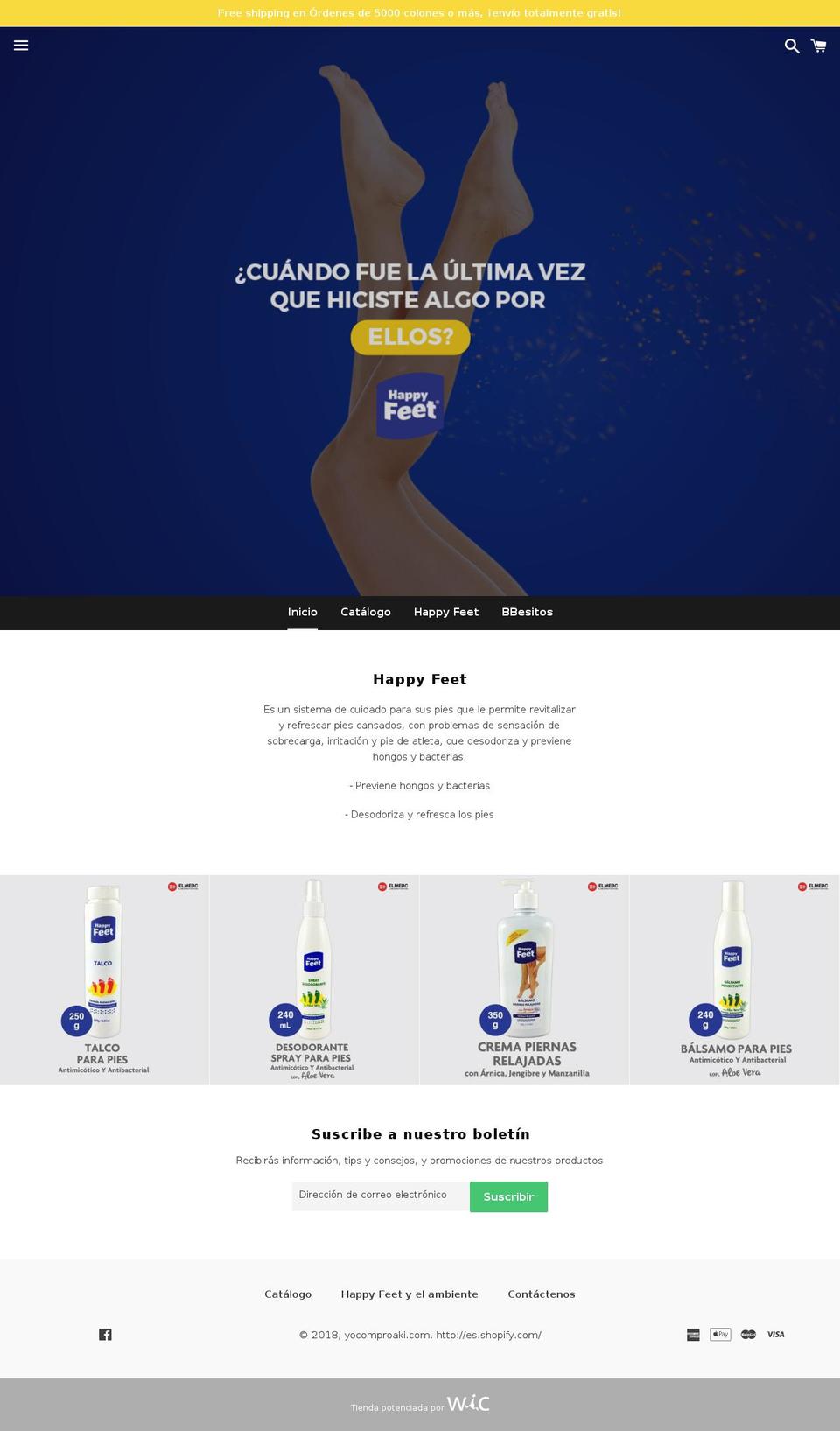 yocomproaki.com — Shopify storefront screenshot