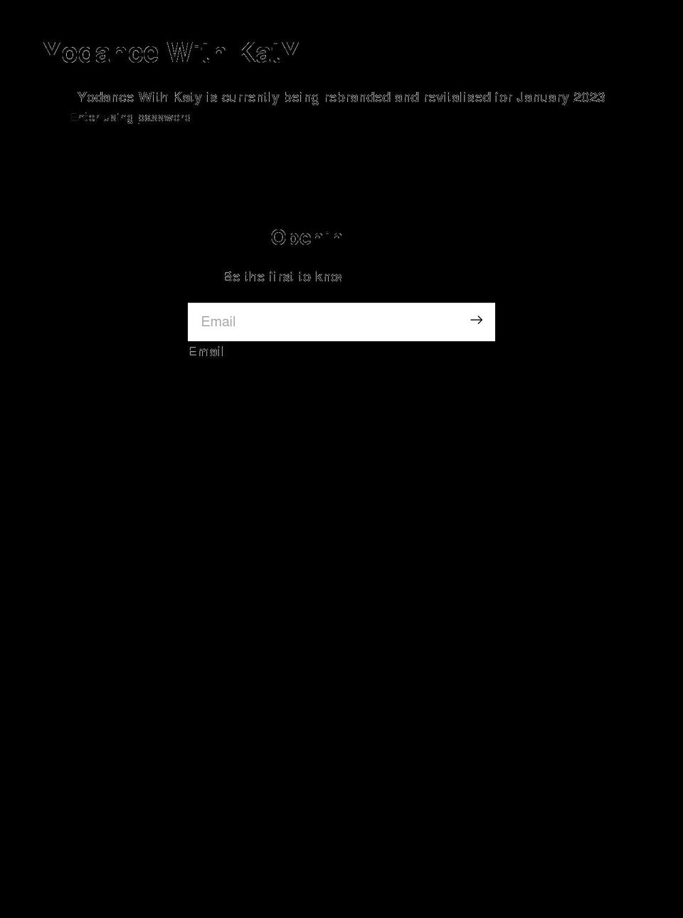 yodancewithkaty.com shopify website screenshot