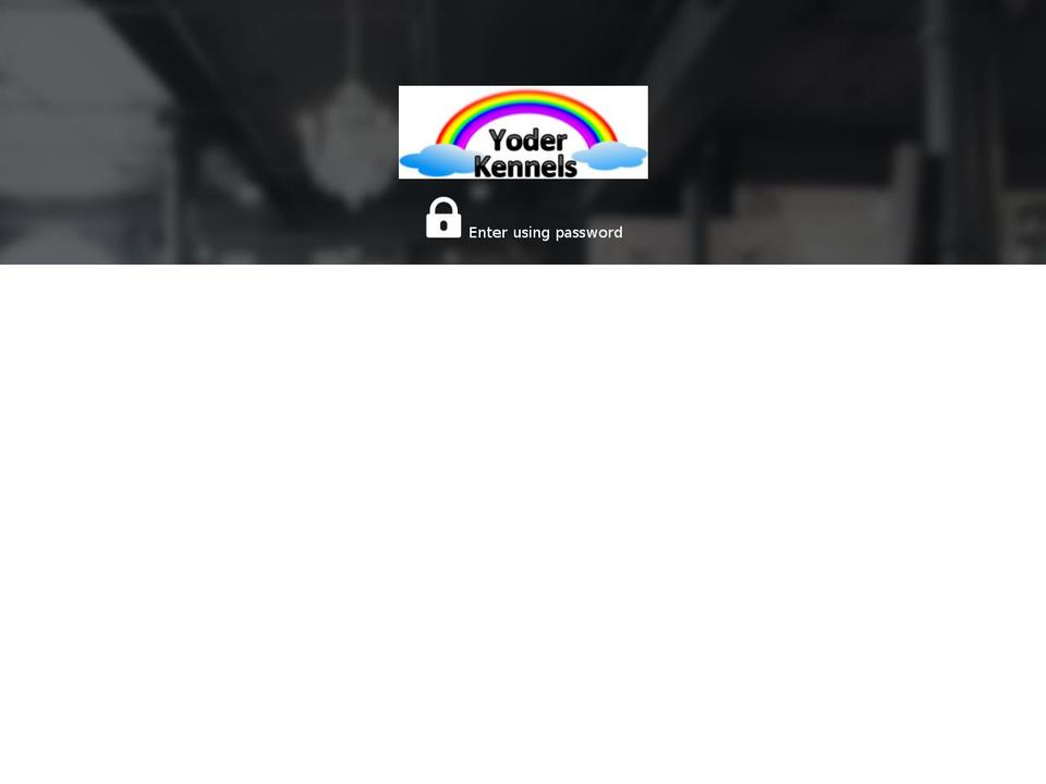 yoderkennels.com shopify website screenshot