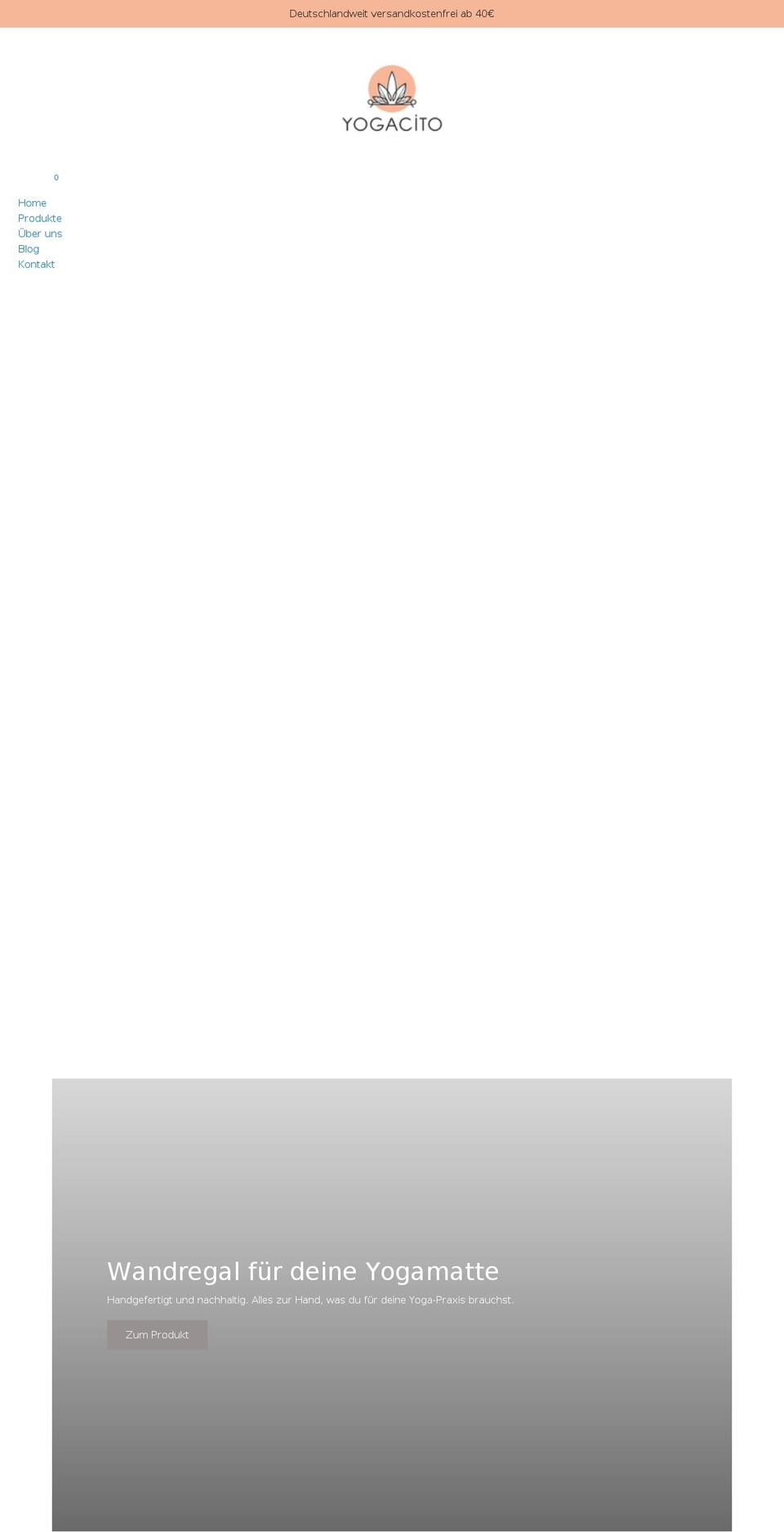 yogacito.com shopify website screenshot