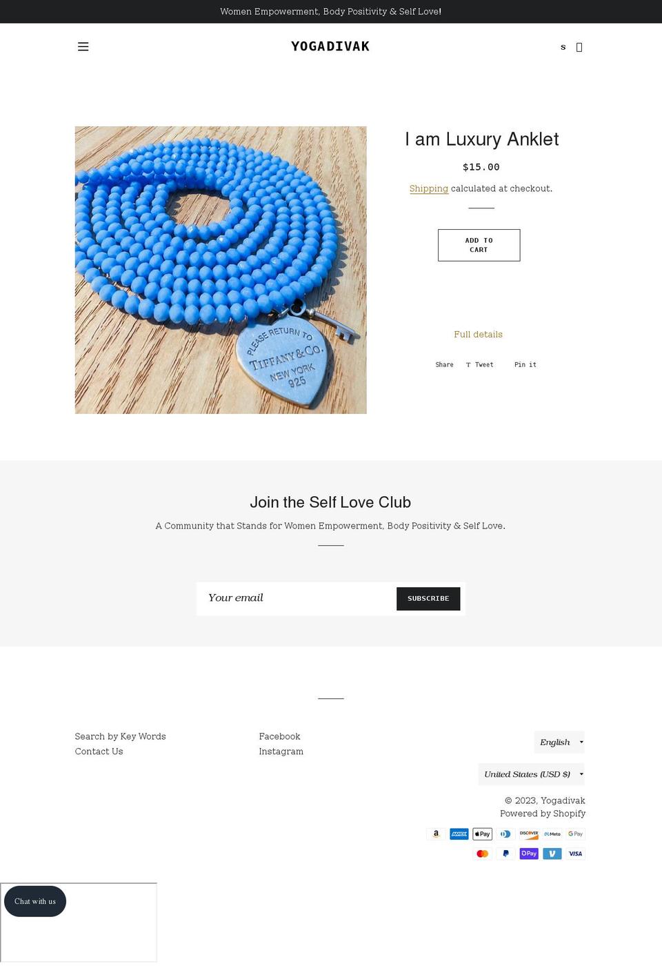 yogadivak.com shopify website screenshot