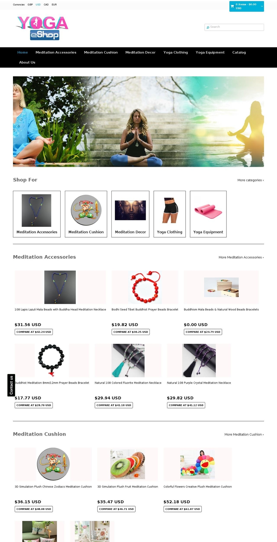 extreme-theme-updated Shopify theme site example yogaeshop.com