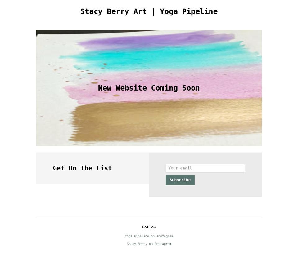 yogapipeline.org shopify website screenshot