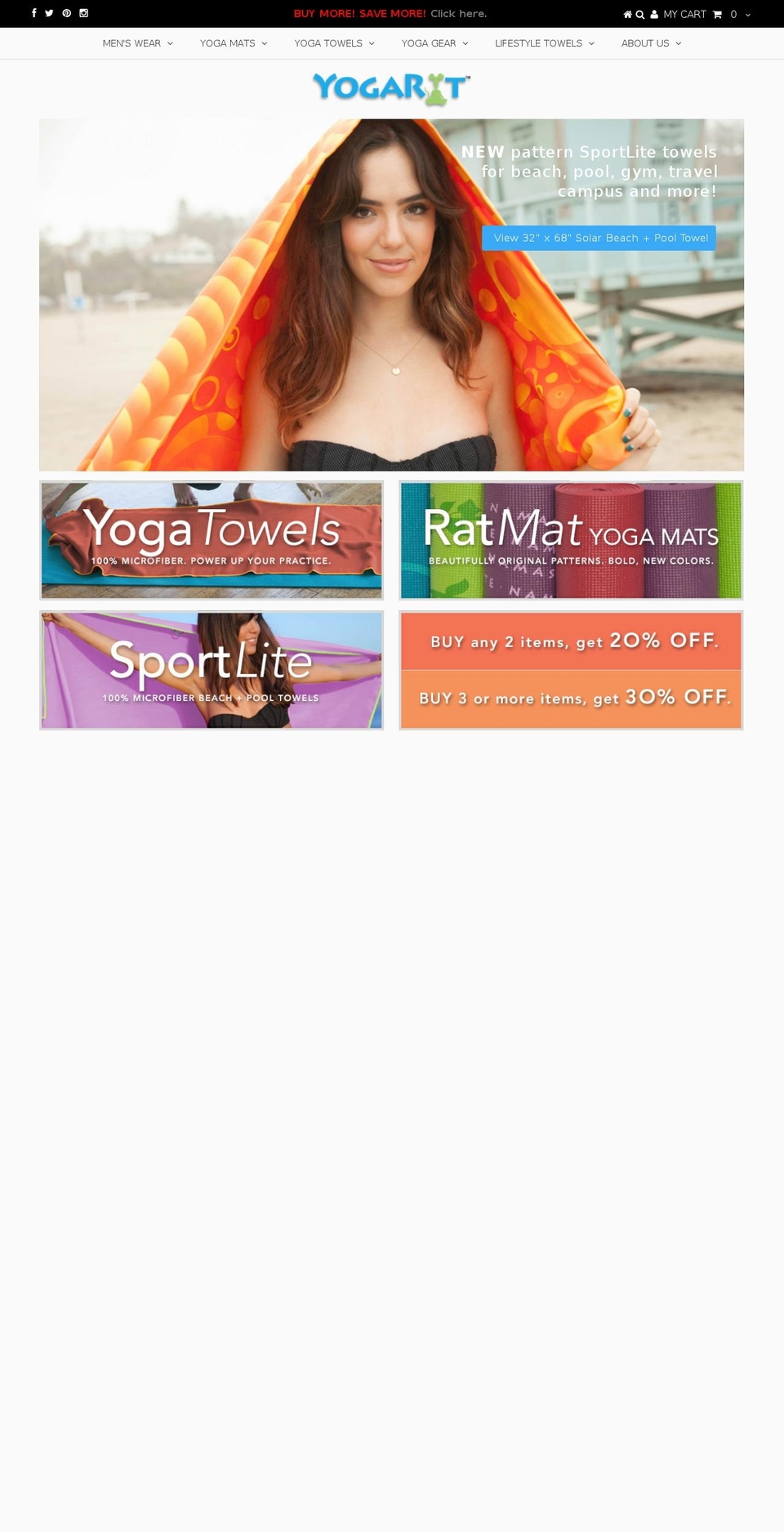 yogarat.com shopify website screenshot