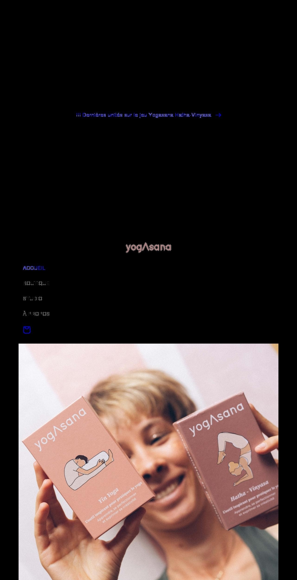 yogasanajeu.com shopify website screenshot