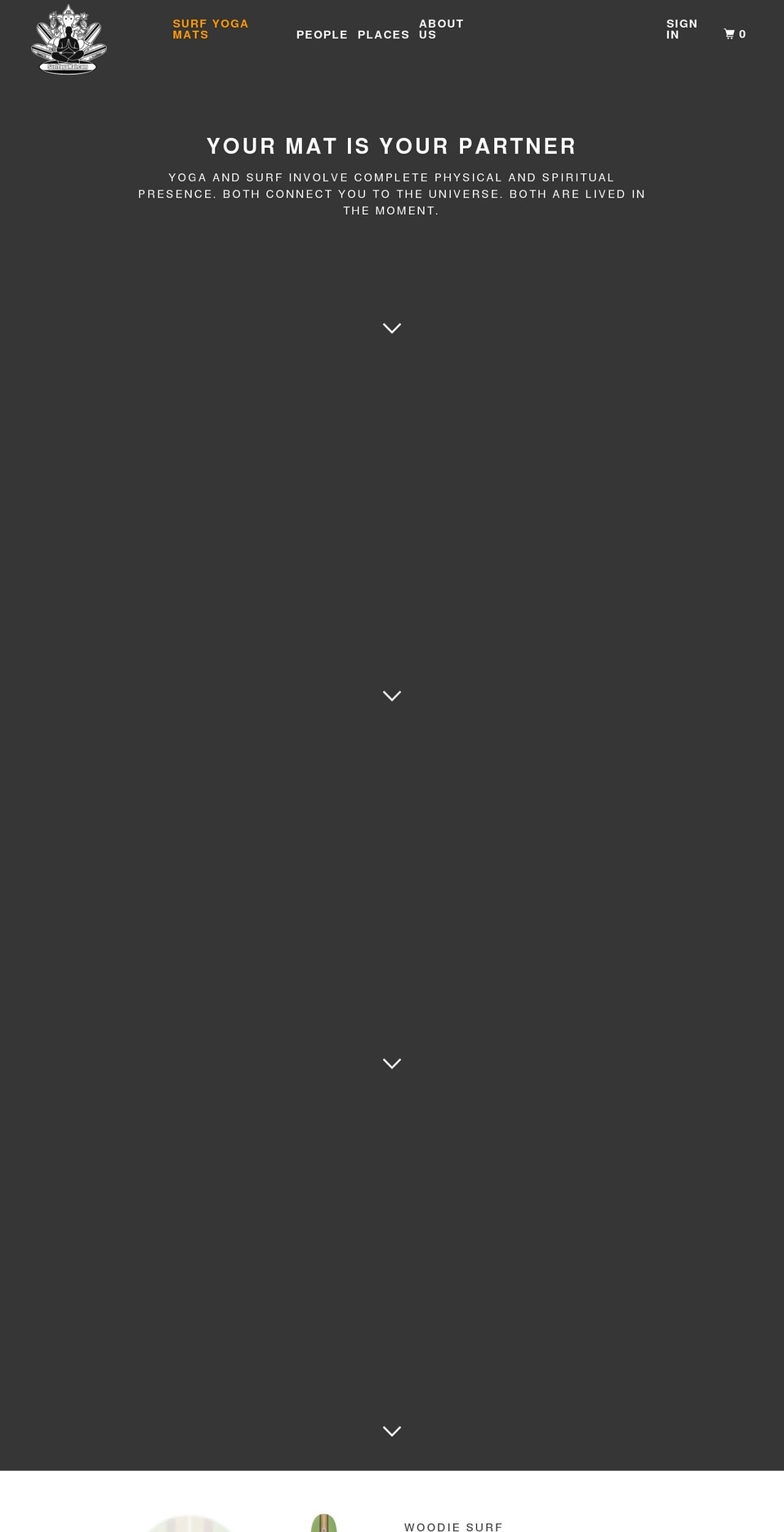 yogasurfmat.com — Shopify storefront screenshot