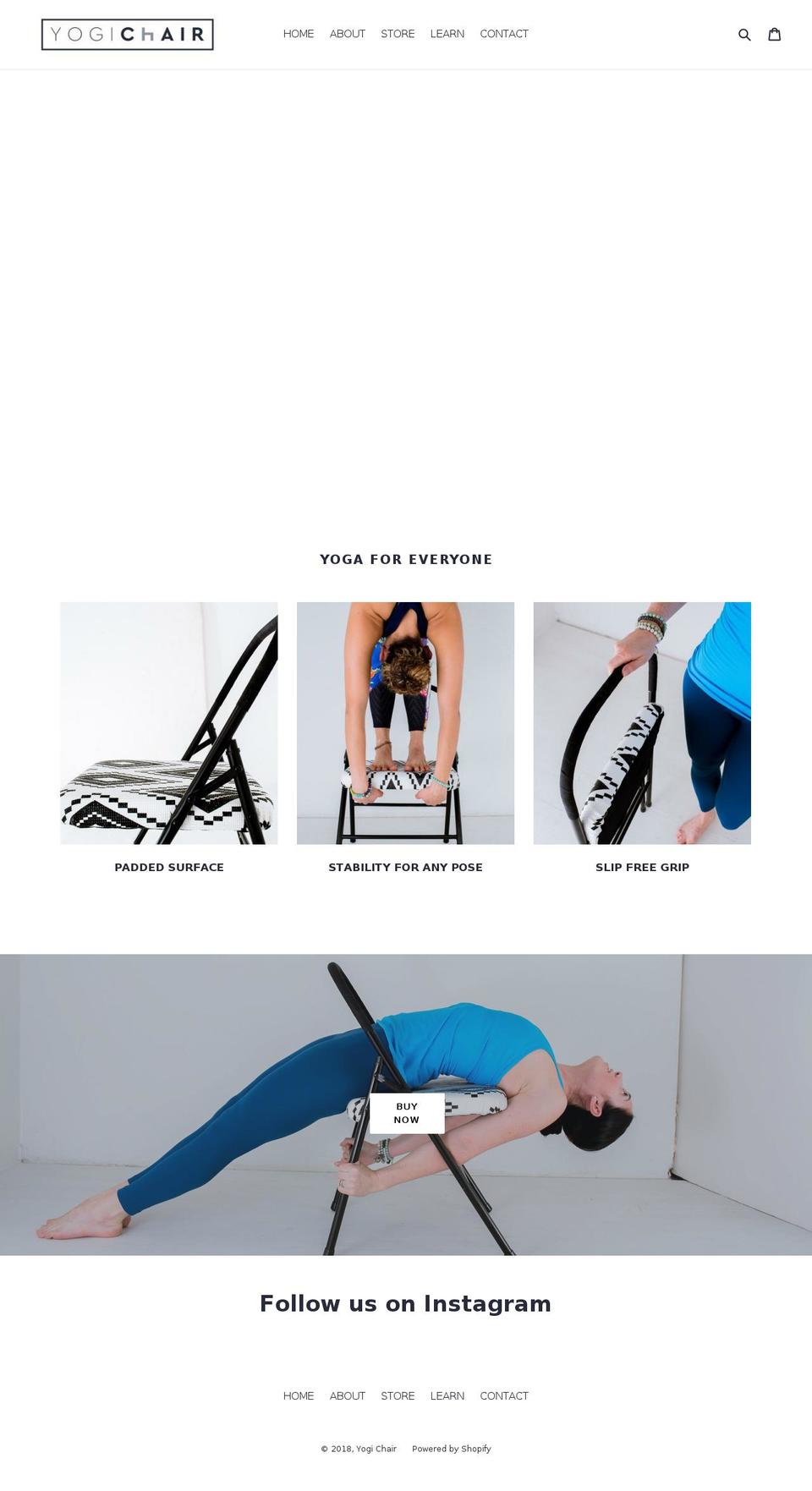 yogichair.com — Shopify storefront screenshot