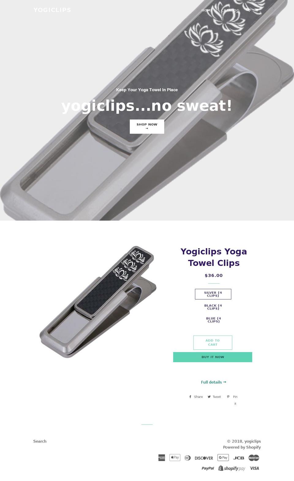yogiclips.net shopify website screenshot