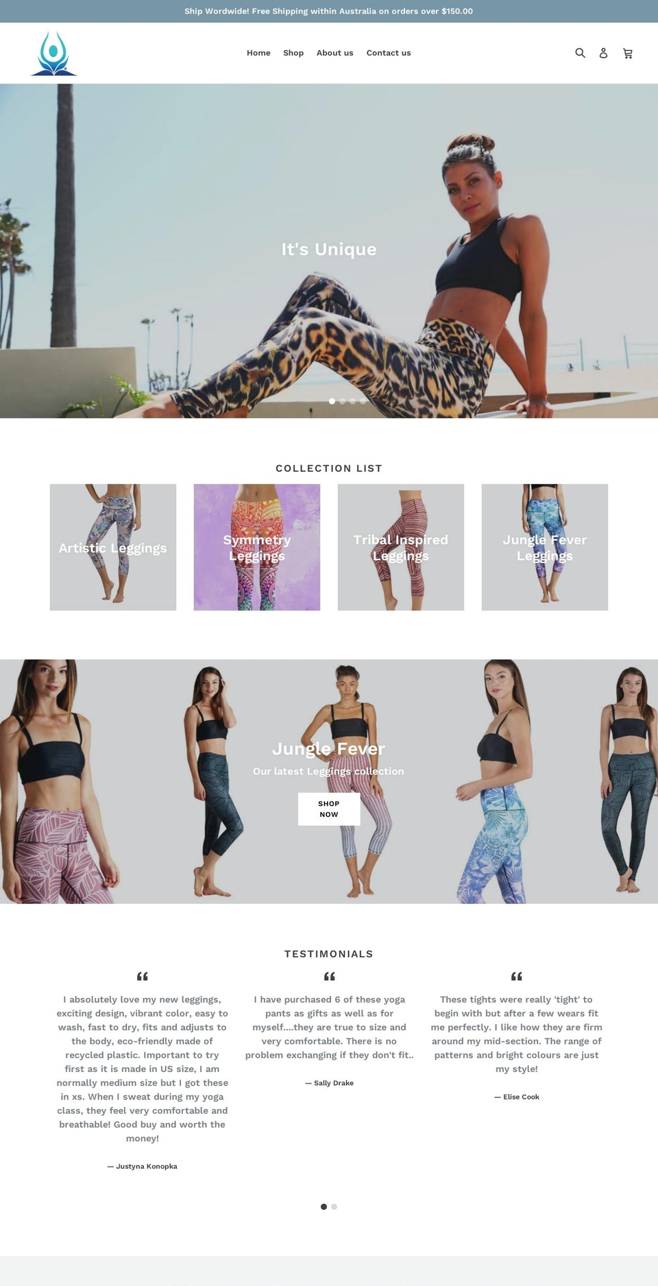 yogidelight.com.au shopify website screenshot