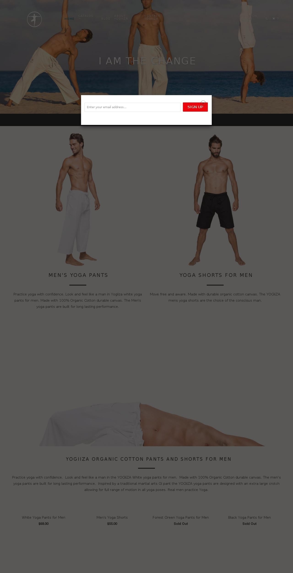 yogiiza.com shopify website screenshot