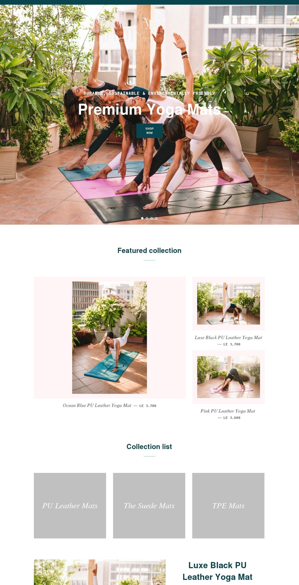 yogilete.com shopify website screenshot