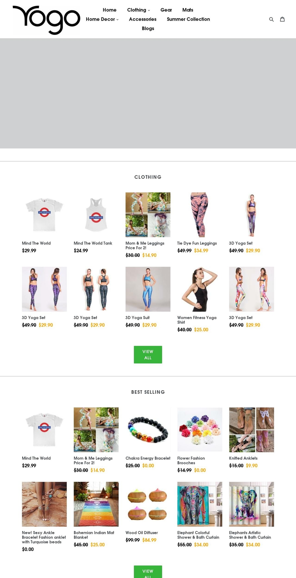yogo1.com — Shopify storefront screenshot